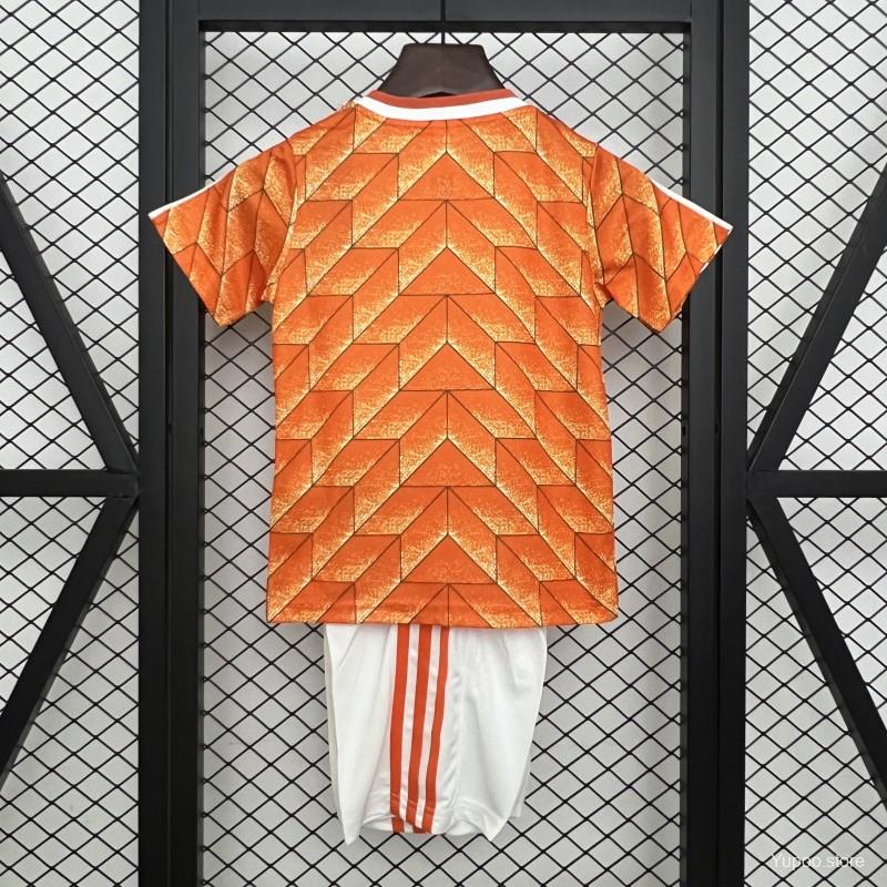 1988 Netherland Home Kids Jersey