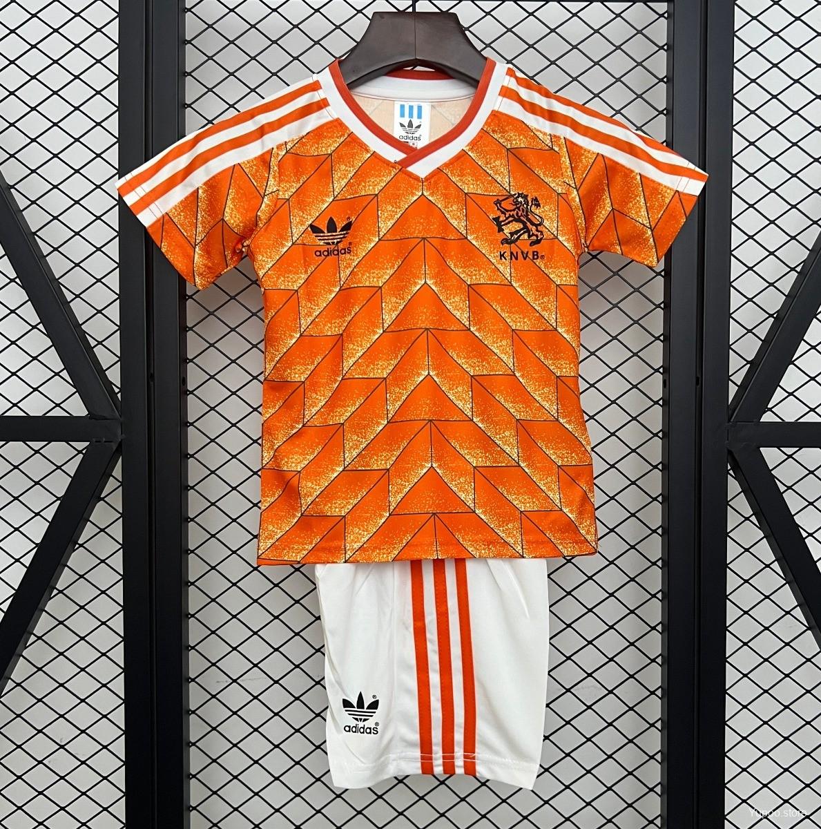 1988 Netherland Home Kids Jersey