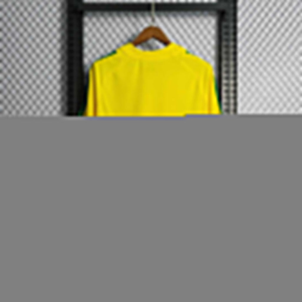 2002 Retro Brazil Soccer Jersey Home - JerseyFever