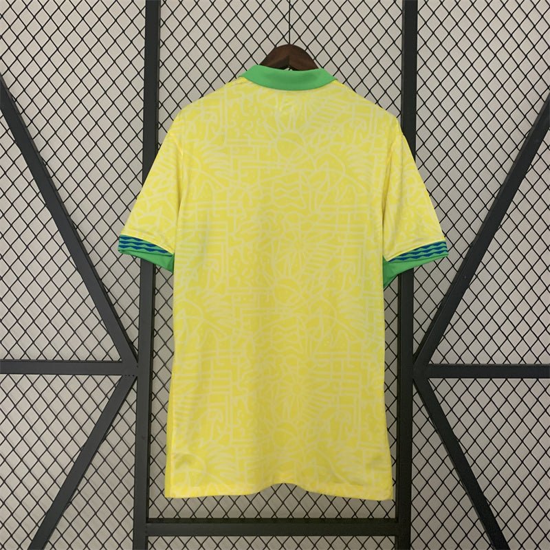 2024 Brazil National Team Home Football Shirt - JerseyFever
