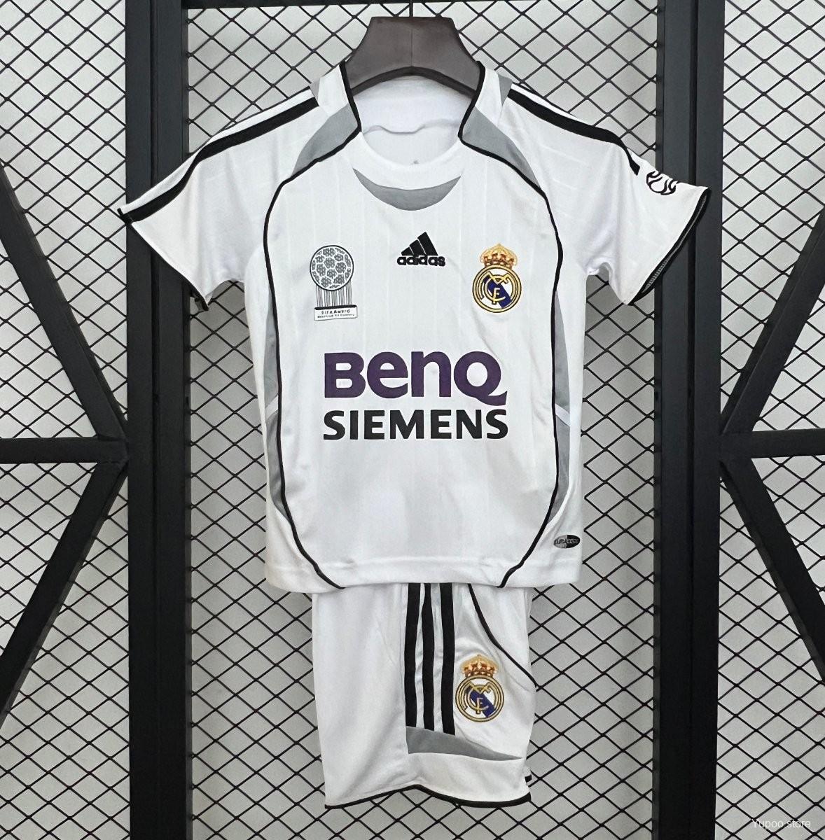 2006/2007 Real Madrid Home Kids Jersey