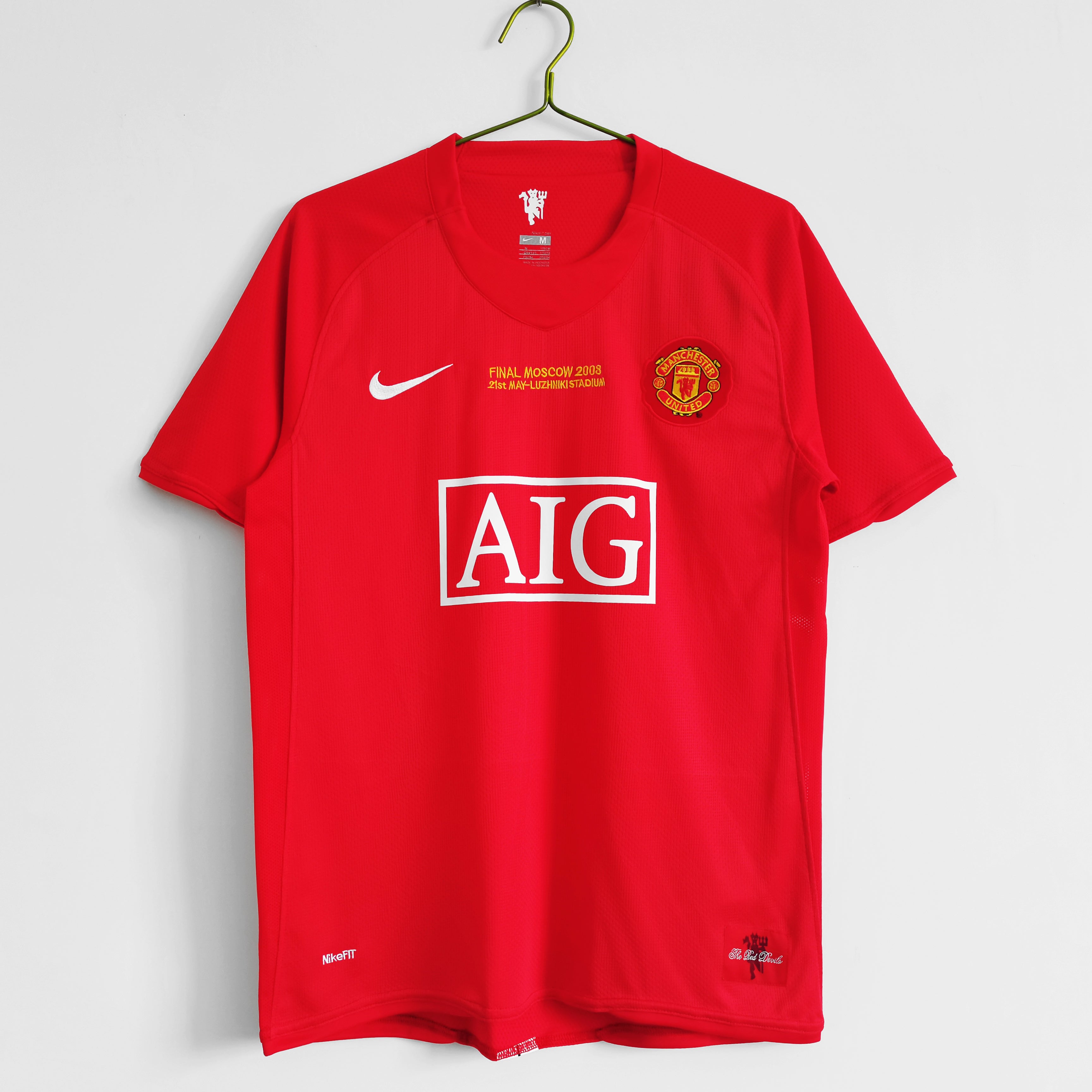 Manchester United 2007/2008 Home Jersey Retro