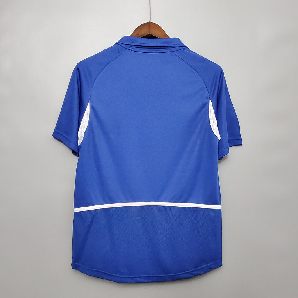 2002 Retro Brazil Soccer Jersey Away